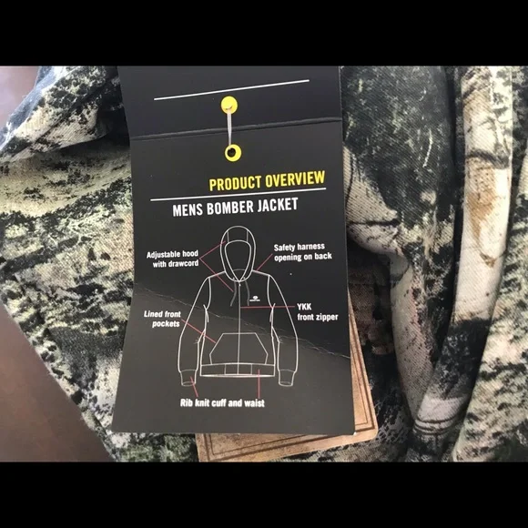 Mossy Oak Mountain Country Insulated Bomber Jacket Men’s NWT M, L, XL, 2XL - Picture 6 of 12